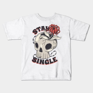 Vintage anti valentines day Kids T-Shirt